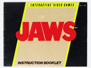 Jaws [5 Screws] [Manual] (Nintendo / NES)