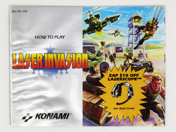 Laser Invasion [Manual] (Nintendo / NES)