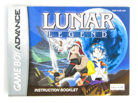 Lunar Legend [Manual] (Game Boy Advance / GBA)