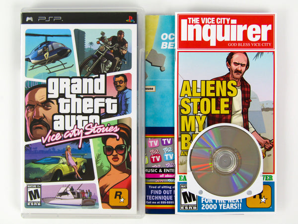 Notice + Carte Pour PSP - GTA Vice City Stories - PAS DE JEU - Bon état