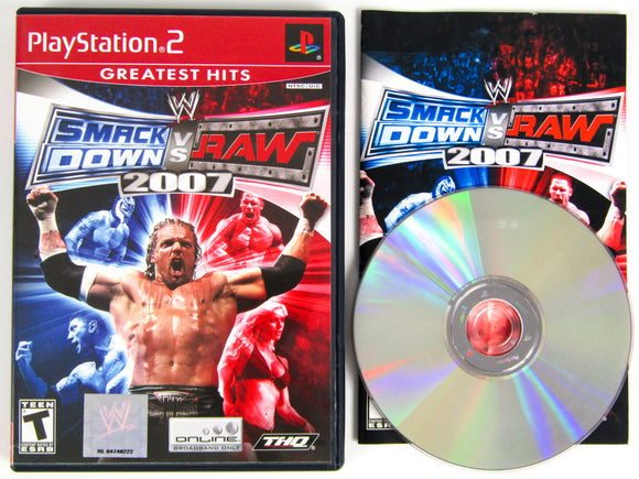 WWE Smackdown Vs. Raw 2007 [Greatest Hits] (Playstation 2 / PS2)