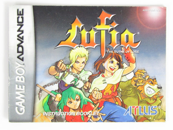 Lufia Ruins Of Lore [Manual] (Game Boy Advance / GBA)