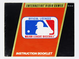 Major League Baseball [Manual] (Nintendo / NES)