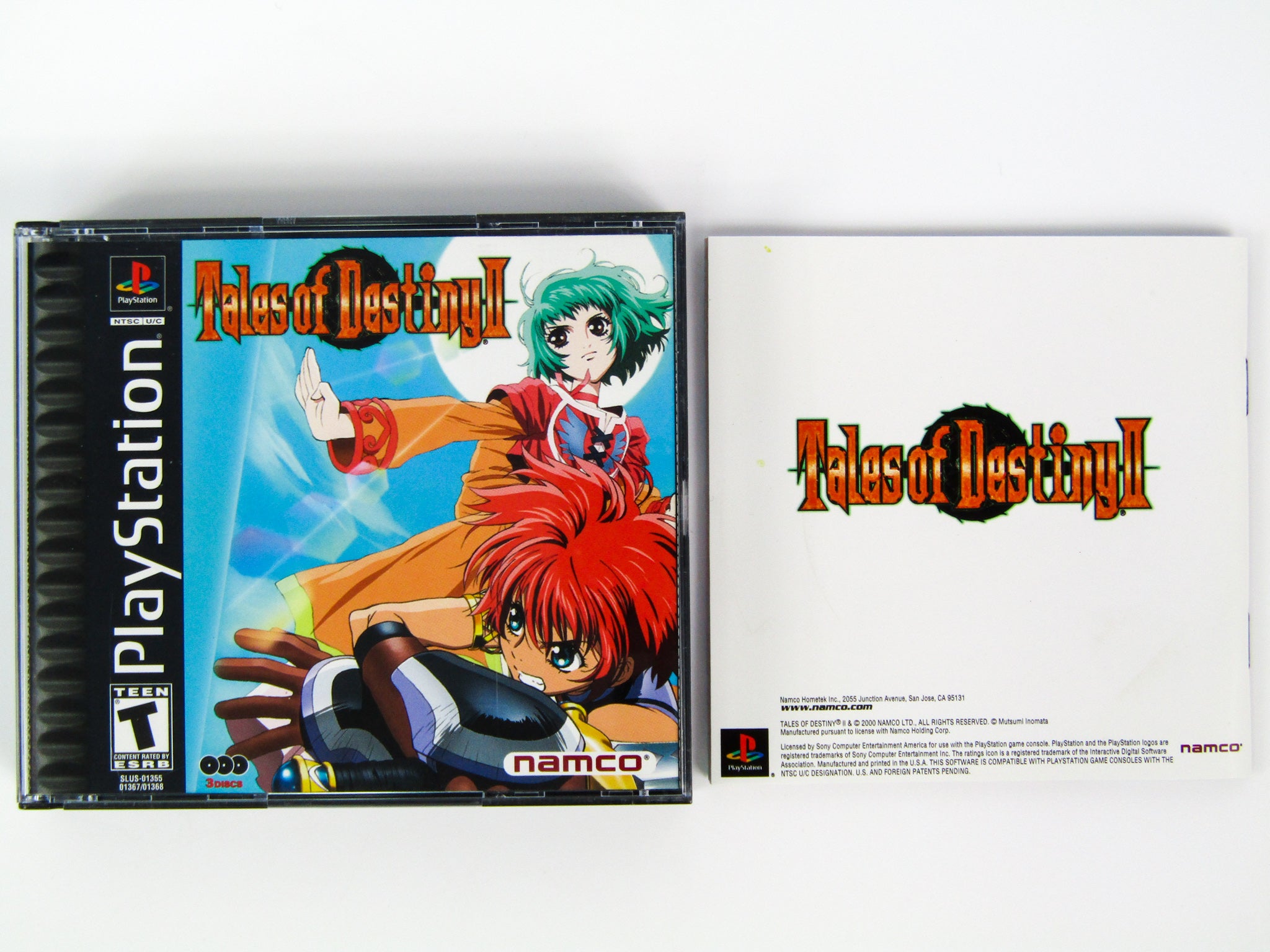Tales 処さ of Destiny II PS1 プレステ Namco 北米版