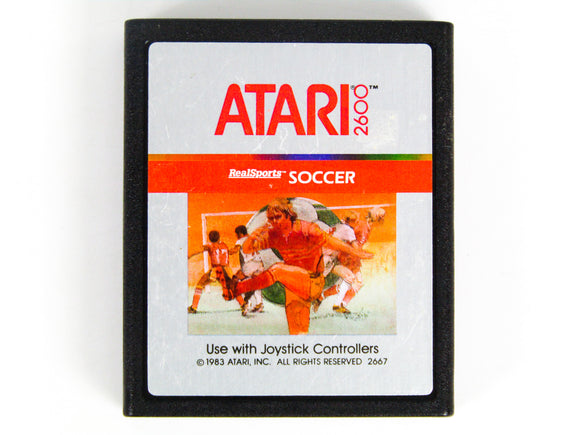 RealSports Soccer [Silver Label] (Atari 2600)