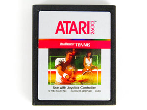 RealSports Tennis [Silver Label] (Atari 2600)