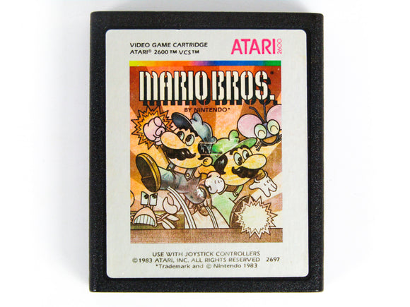 Mario Bros [Silver Label] (Atari 2600)