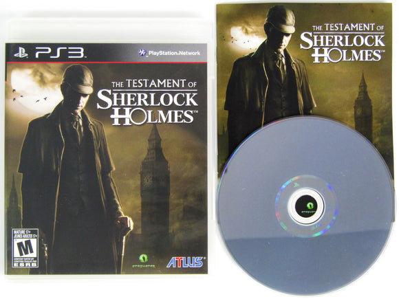 Testament Of Sherlock Holmes (Playstation 3 / PS3)