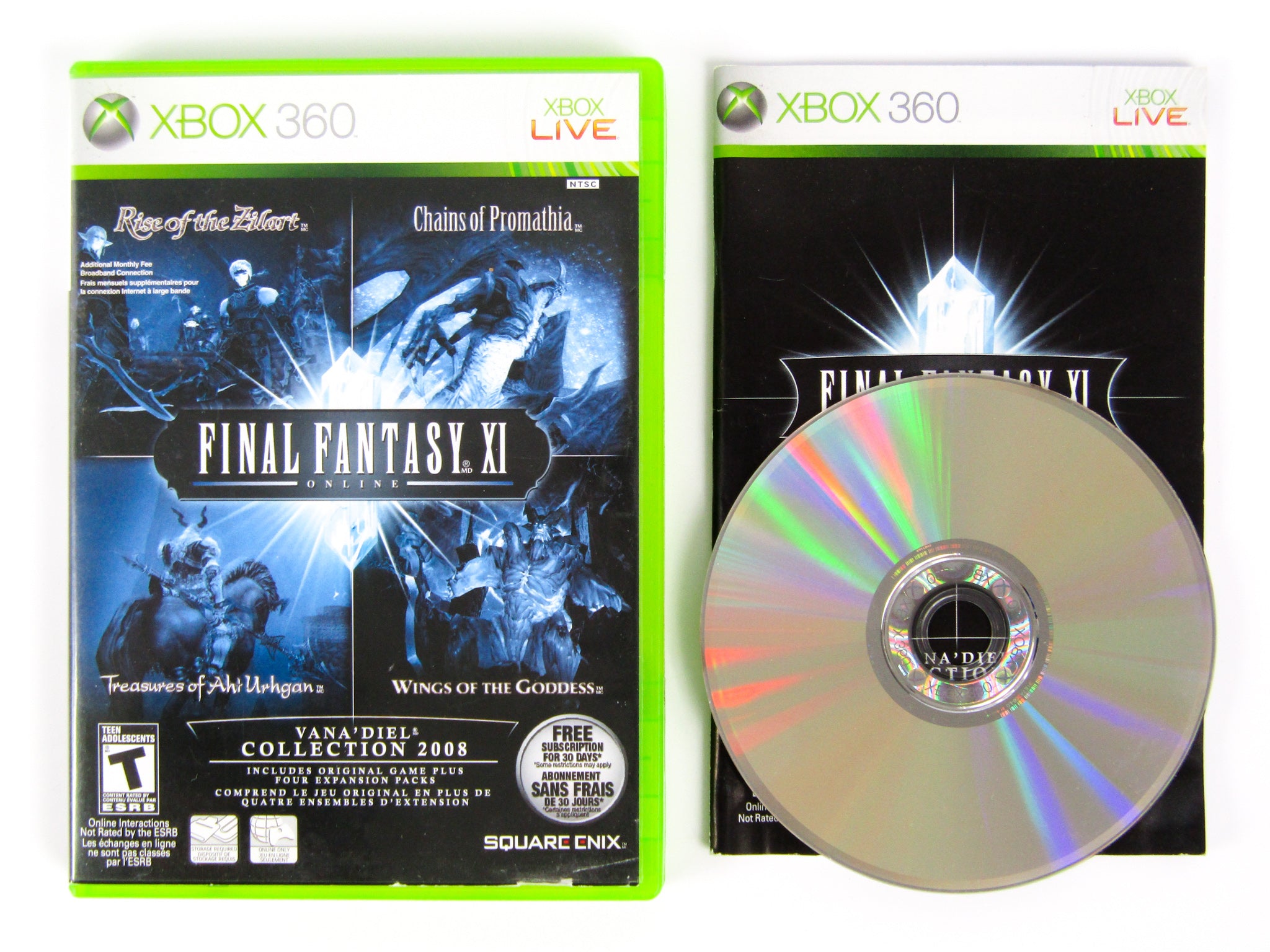 Final Fantasy XI 11 Vana'diel Collection 2008 (Xbox 360)