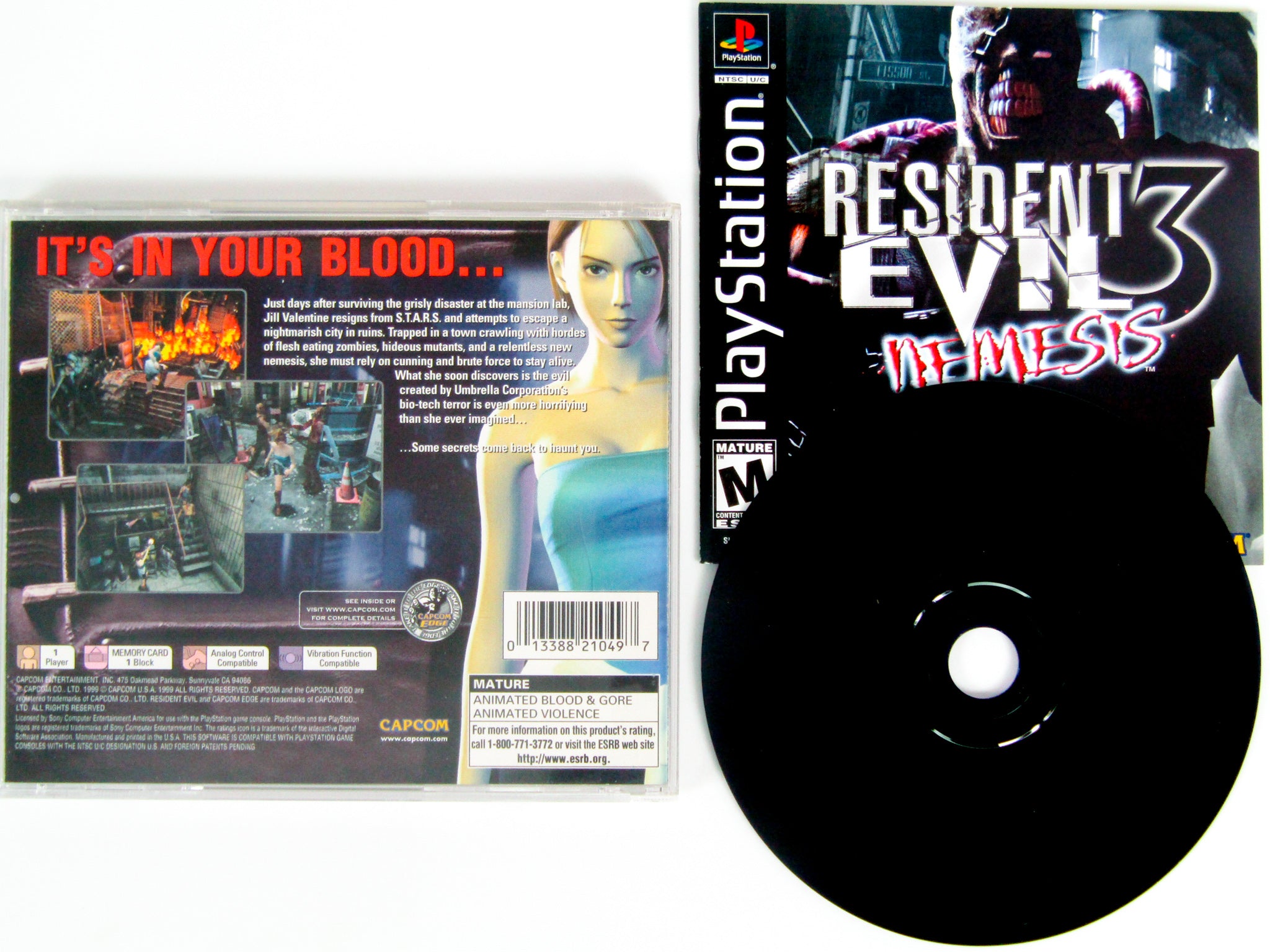 Resident Evil 3 Nemesis (Playstation / PS1) - RetroMTL