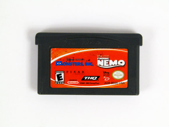Finding Nemo And Monsters Inc Bundle (Game Boy Advance / GBA)