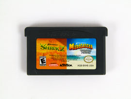 Madagascar Operation Penguin And Shrek 2 (Nintendo Game Boy Advance / GBA)