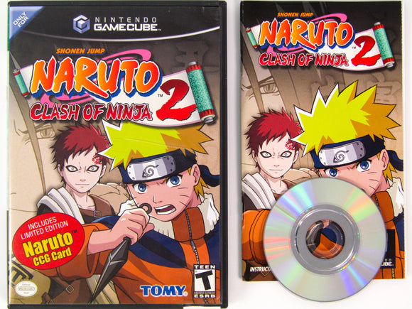 Gamecube - Naruto Clash of Ninja Nintendo Gamecube Complete #1250