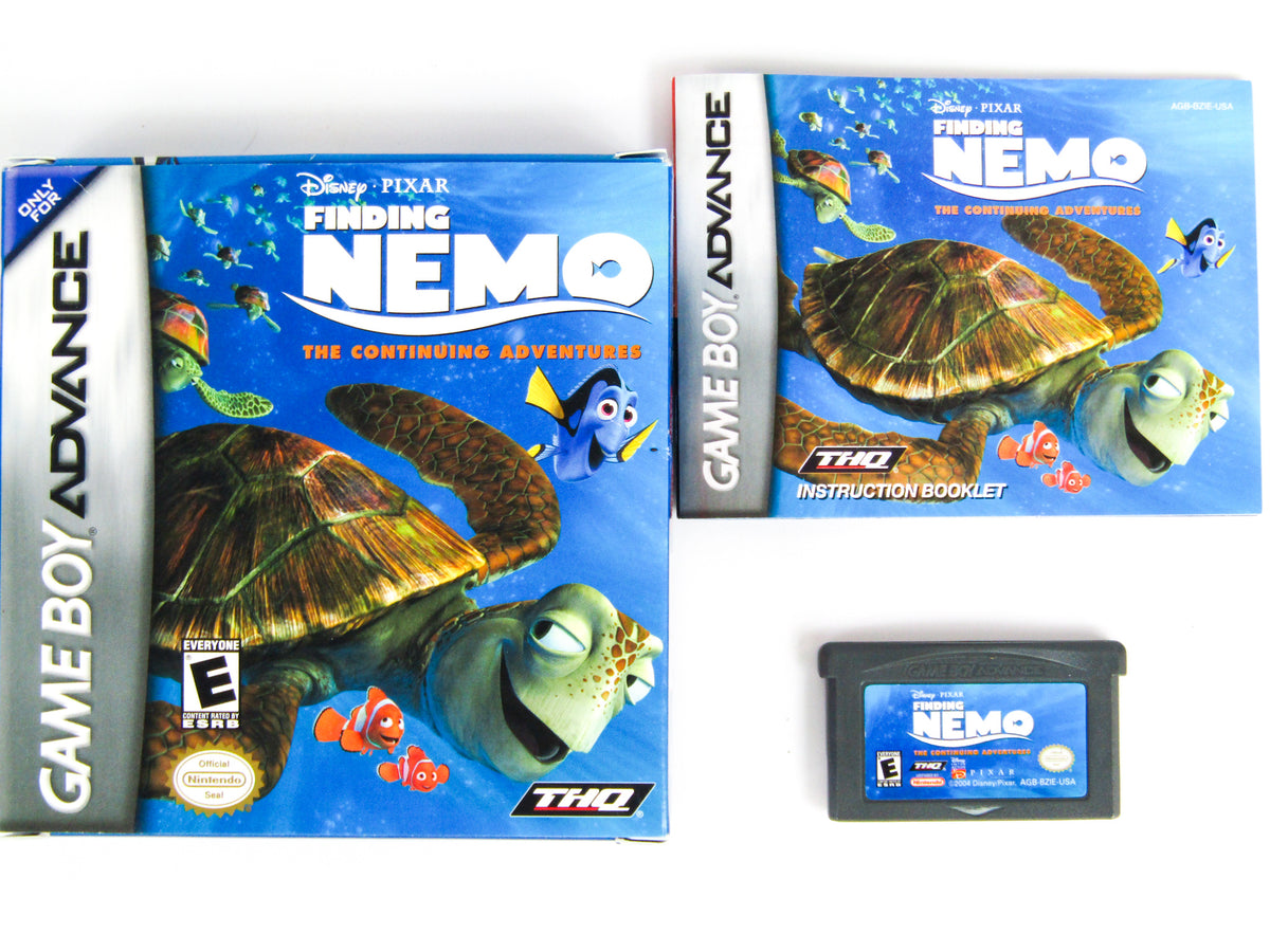 Finding Nemo The Continuing Adventures (Game Boy Advance / GBA) – RetroMTL