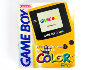 Nintendo Game Boy Color System Dandelion Yellow (GBC)