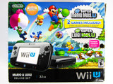 Nintendo Wii U System Deluxe 32GB [Mario & Luigi Edition]
