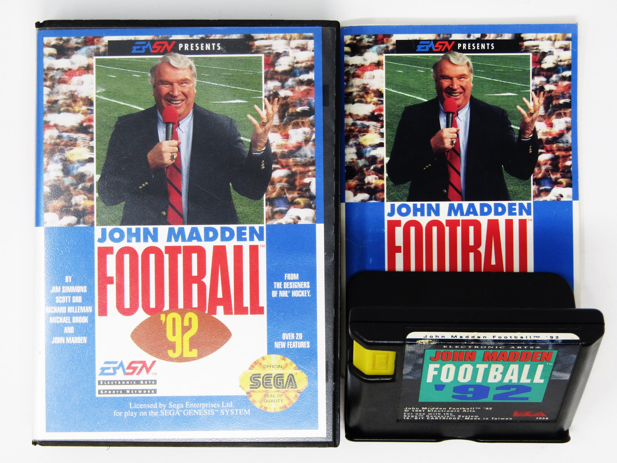 John Madden Football '92 1992 Sega Mega Drive 16 John Madden Football '92 1992 Sega Mega Drive 16
