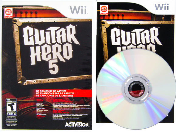 Guitar Hero 5 [Game Only] (Nintendo Wii)