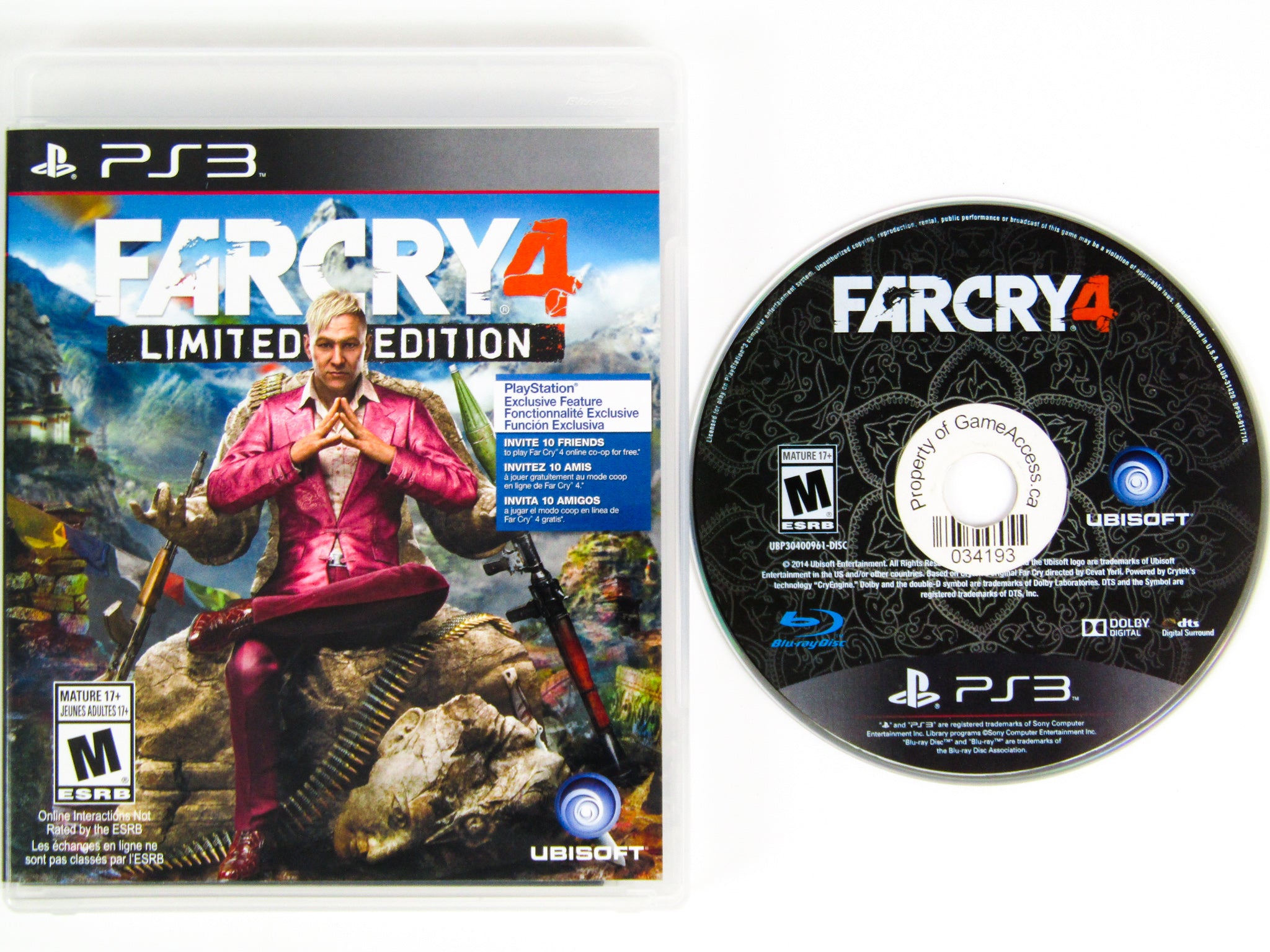 Far Cry 4 [Limited Edition](Playstation3 PS3) Game