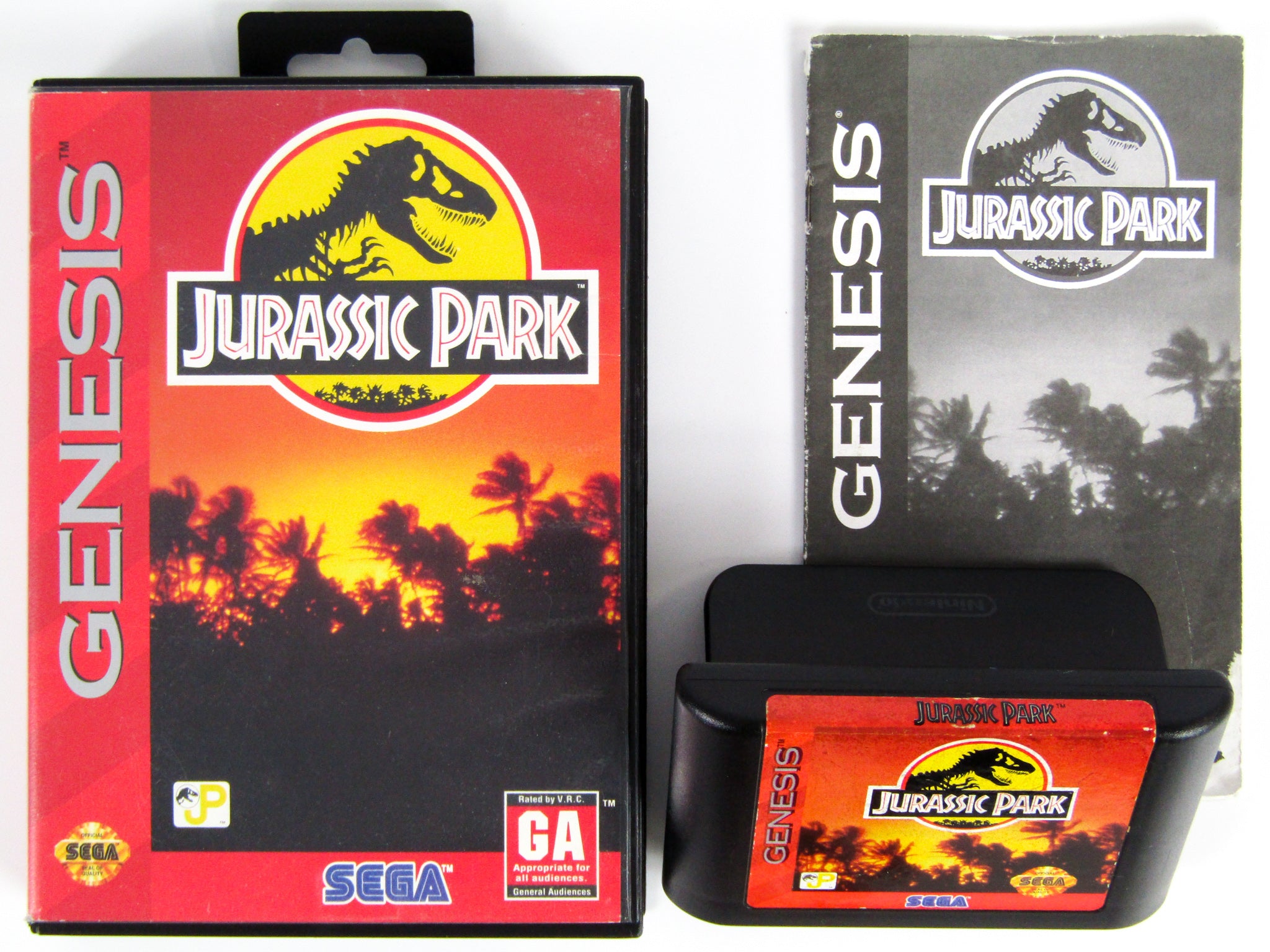 LIVRET D'INSTRUCTIONS MANUEL Jurassic Park Sega Genesis seulement LIVRET D'INSTRUCTIONS MANUEL Jurassic Park Sega Genesis seulement