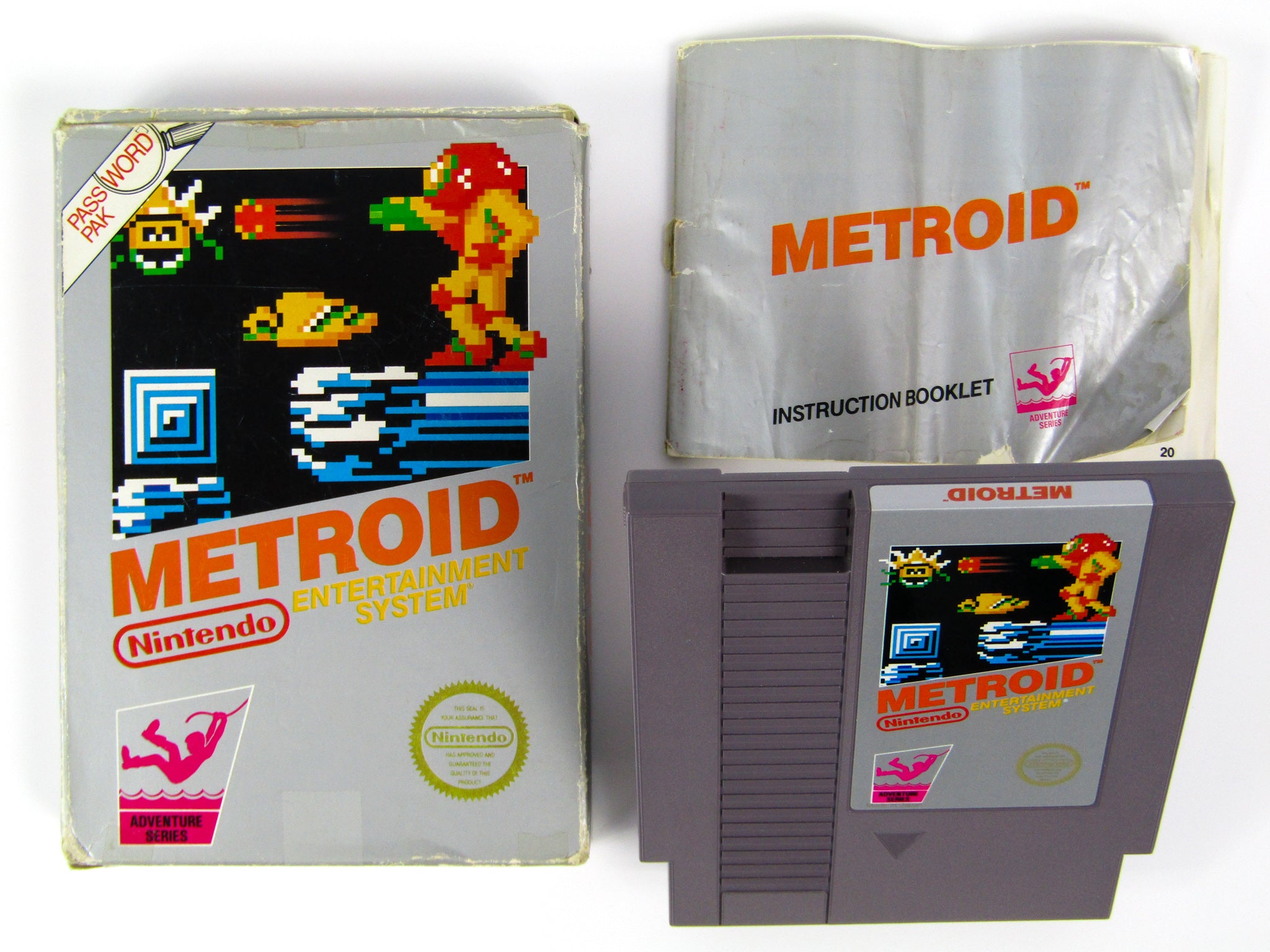 Metroid nes hot sale box