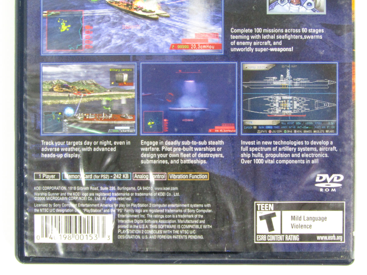 Warship Gunner 2 (Playstation 2 / PS2) – RetroMTL