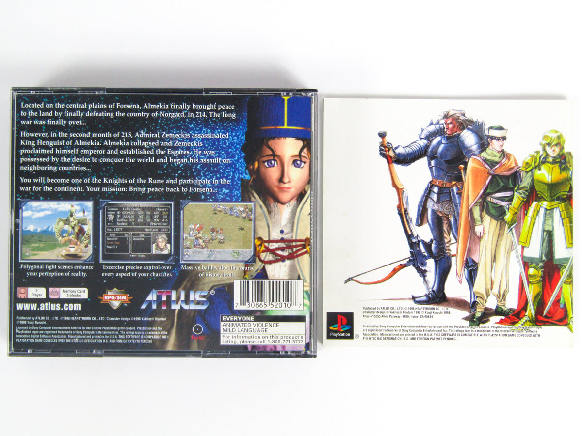 Brigandine: The Legend Of Forsena (Playstation / PS1) – RetroMTL