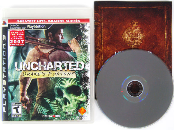 Uncharted Drake's Fortune [Greatest Hits] [Clear Box] (Playstation 3 / PS3)
