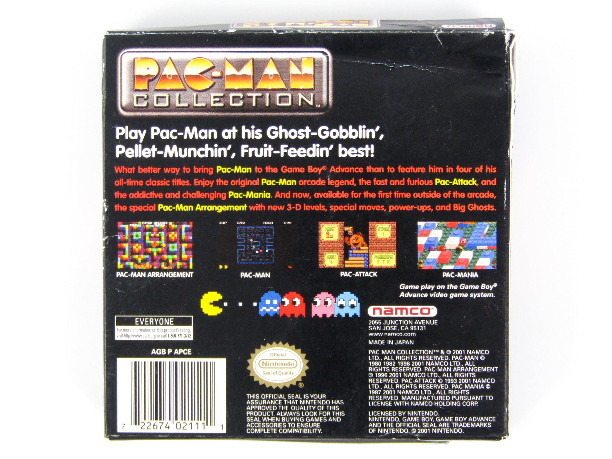 Pacman Collection Gba Pac-Man Collection (Nintendo Game Boy Advance / GBA) – Retro MTL