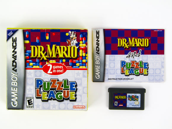 Dr. Mario / Puzzle League (Game Boy Advance / GBA)