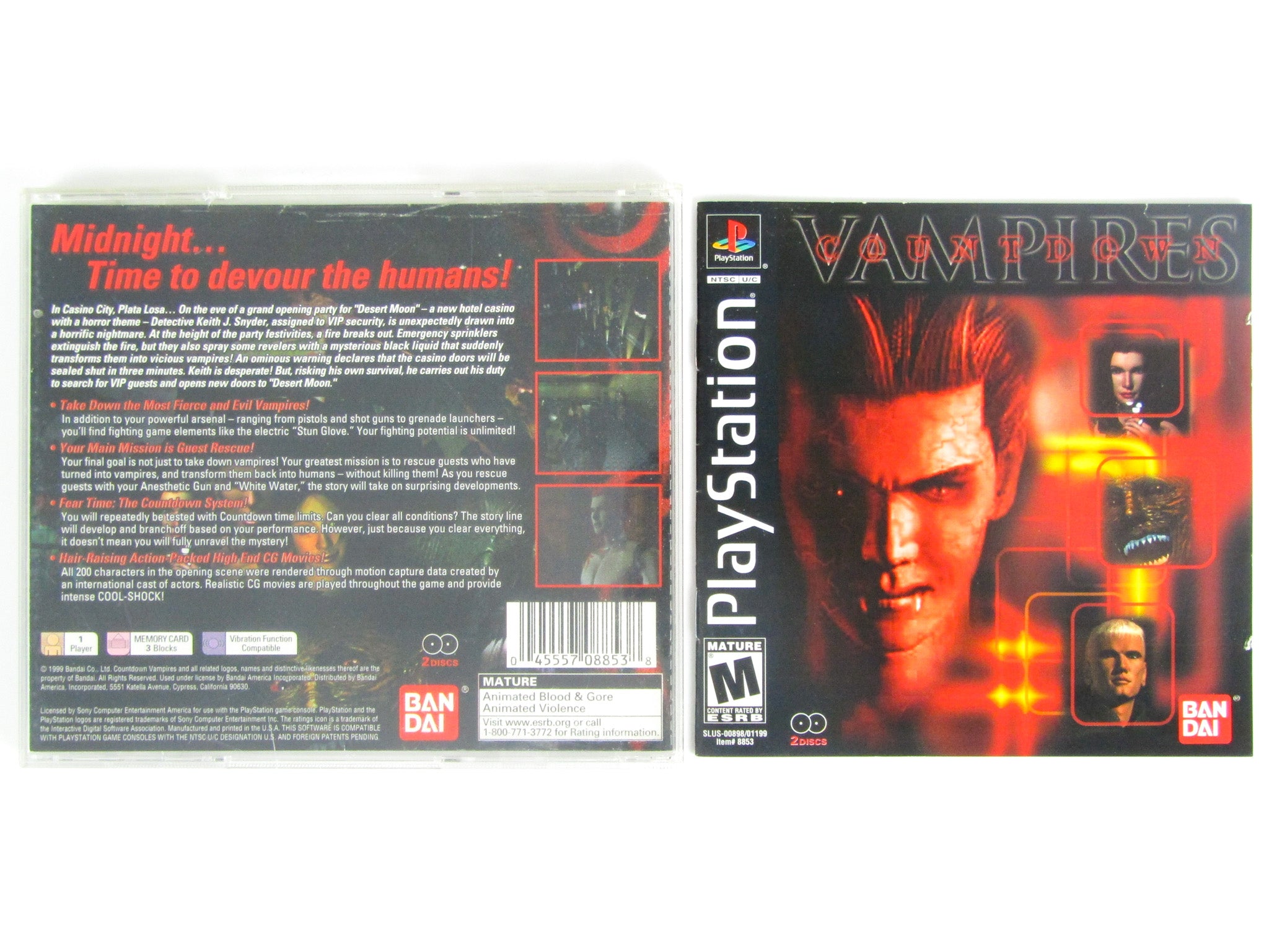 Countdown Vampires (PlayStation / PS1) – Retro MTL