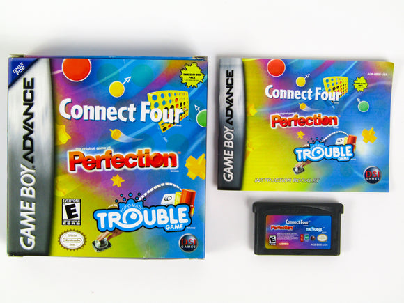 Connect Four/Trouble/Perfection (Game Boy Advance / GBA)