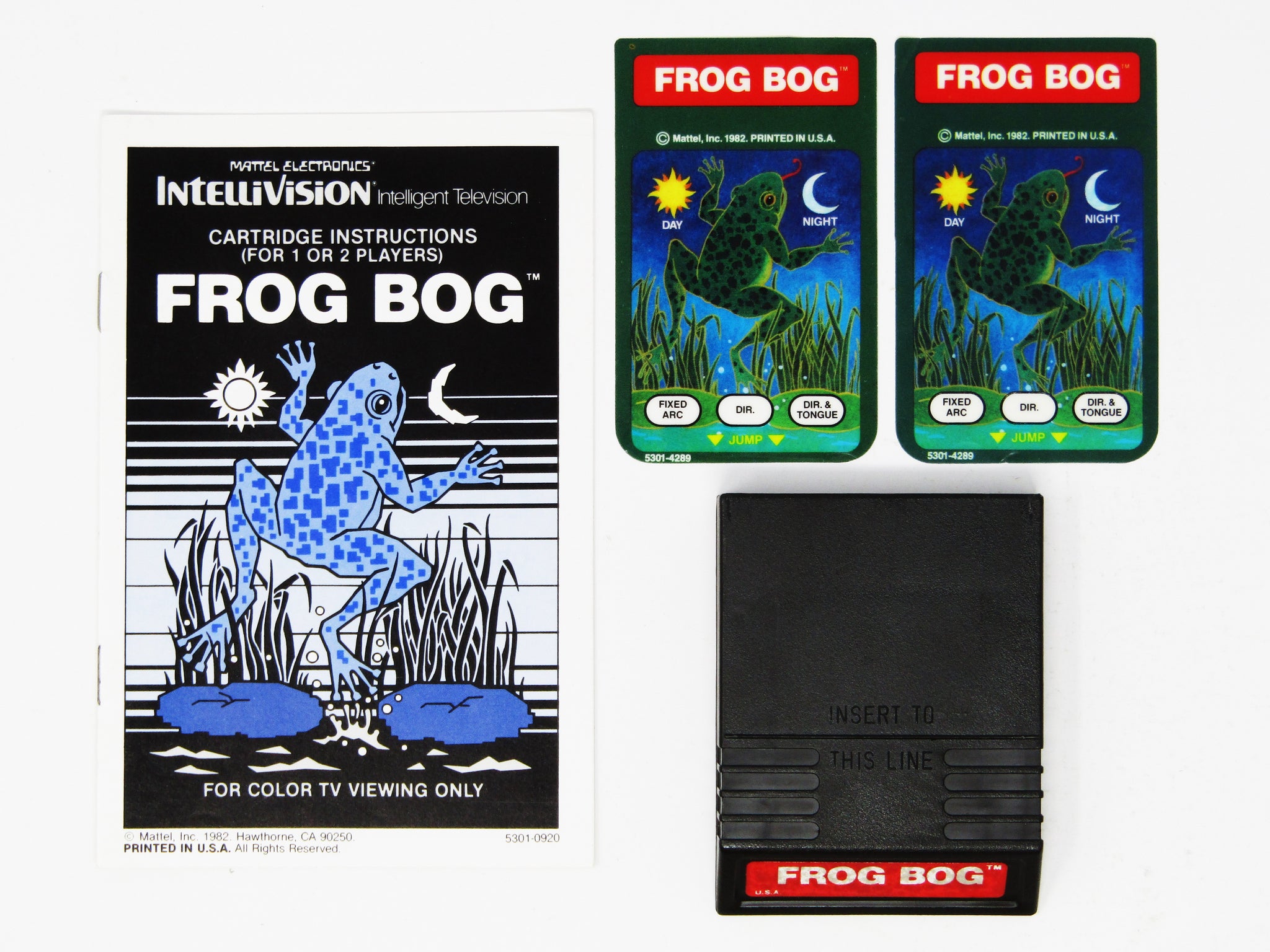 Jeu Intellivision - Frog Bog - Jeux vidéo Jeu Intellivision - Frog Bog - Jeux vidéo