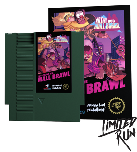 Jay And Silent Bob Mall Brawl (Green Cart) [Limited Run] (Nintendo / NES)