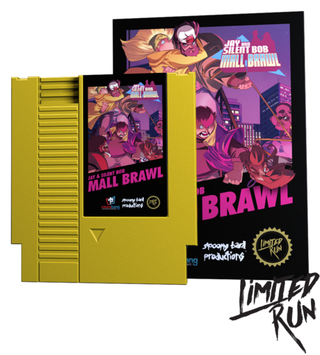 Jay And Silent Bob Mall Brawl (Yellow Cart) [Limited Run Games] (Nintendo / NES)