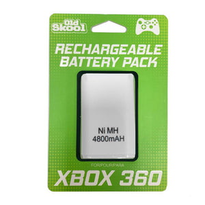 White Xbox 360 Rechargeable Battery Pack [Old Skool] (Xbox 360)