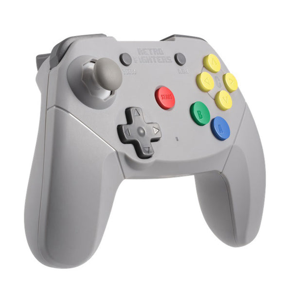 Gray Brawler 64 Wireless Gamepad Next Gen N64 Controller [Retro Fighters] (Nintendo 64 / N64)