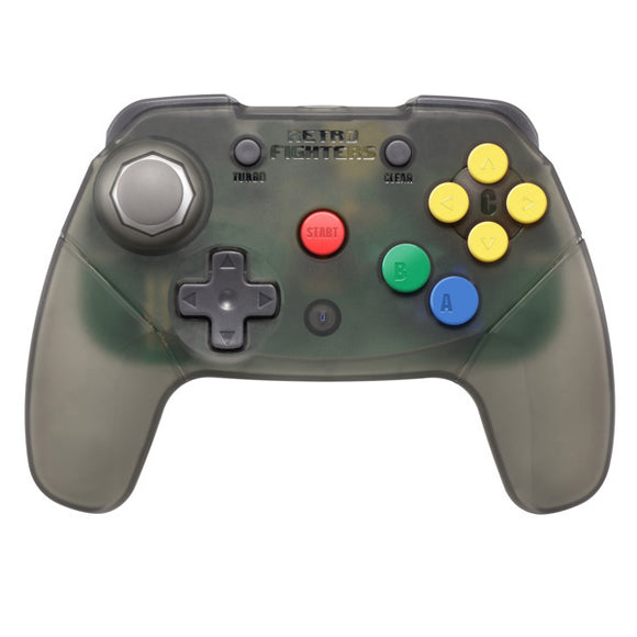 Smoke Gray Brawler 64 Wireless Gamepad Next Gen N64 Controller [Retro Fighters] (Nintendo 64 / N64)