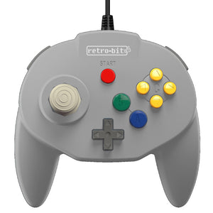 Classic Grey Tribute 64 Controller [Retro-Bit] (Nintendo 64 / N64)