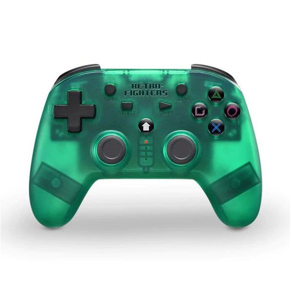 Green Defender Wireless Gamepad [Retro Fighters] (PS1/PS2/PS3)
