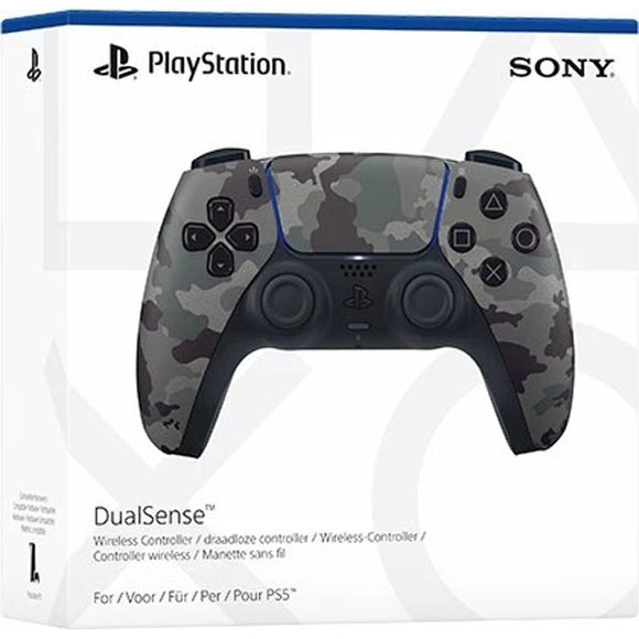 Gray Camouflage Playstation 5 DualSense Wireless Controller (Playstation 5 / PS5)