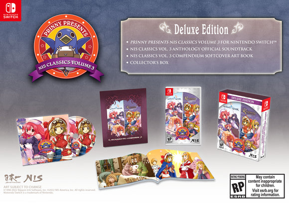 Prinny Presents NIS Classics Volume 3 [Deluxe Edition] (Nintendo Switch)