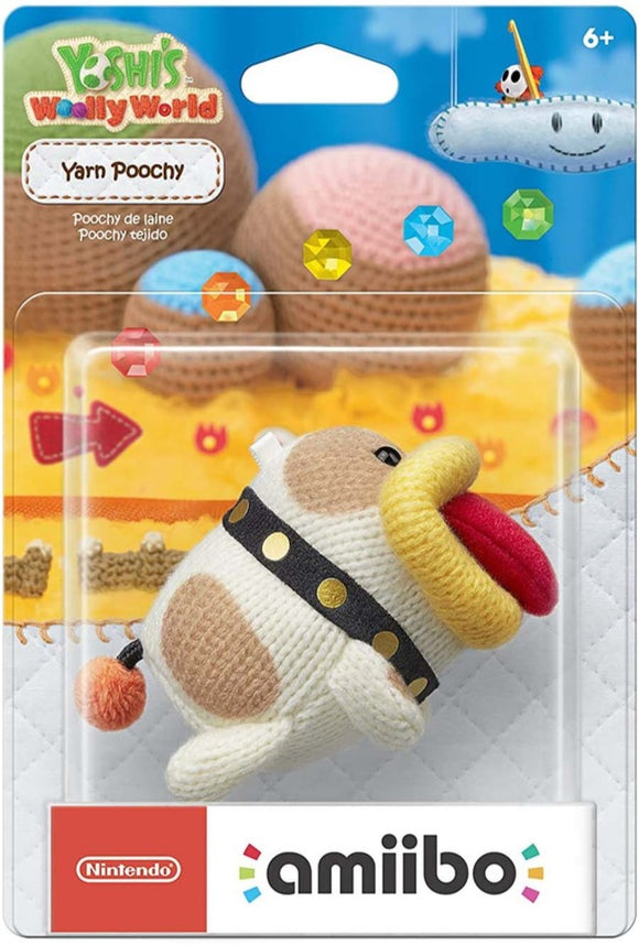 Yarn Poochy - Yoshi's Woolly World series (Amiibo)