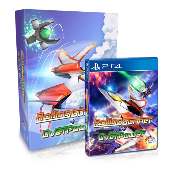 Rolling Gunner + Overpower [Collector’s Edition] [Strictly Limited Games] [PAL] (Playstation 4 / PS4)