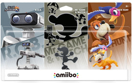 Retro 3 Pack (R.O.B. / Mr. Game & Watch / Duck Hunt) (Amiibo)