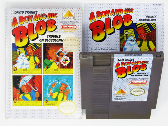 A Boy and His Blob Trouble on Blobolonia (Nintendo / NES) RetroMTL