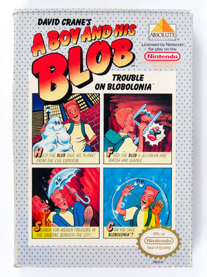 A Boy and His Blob Trouble on Blobolonia (Nintendo / NES) - RetroMTL