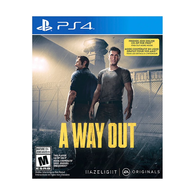 A Way Out (Playstation 4 / PS4) - RetroMTL