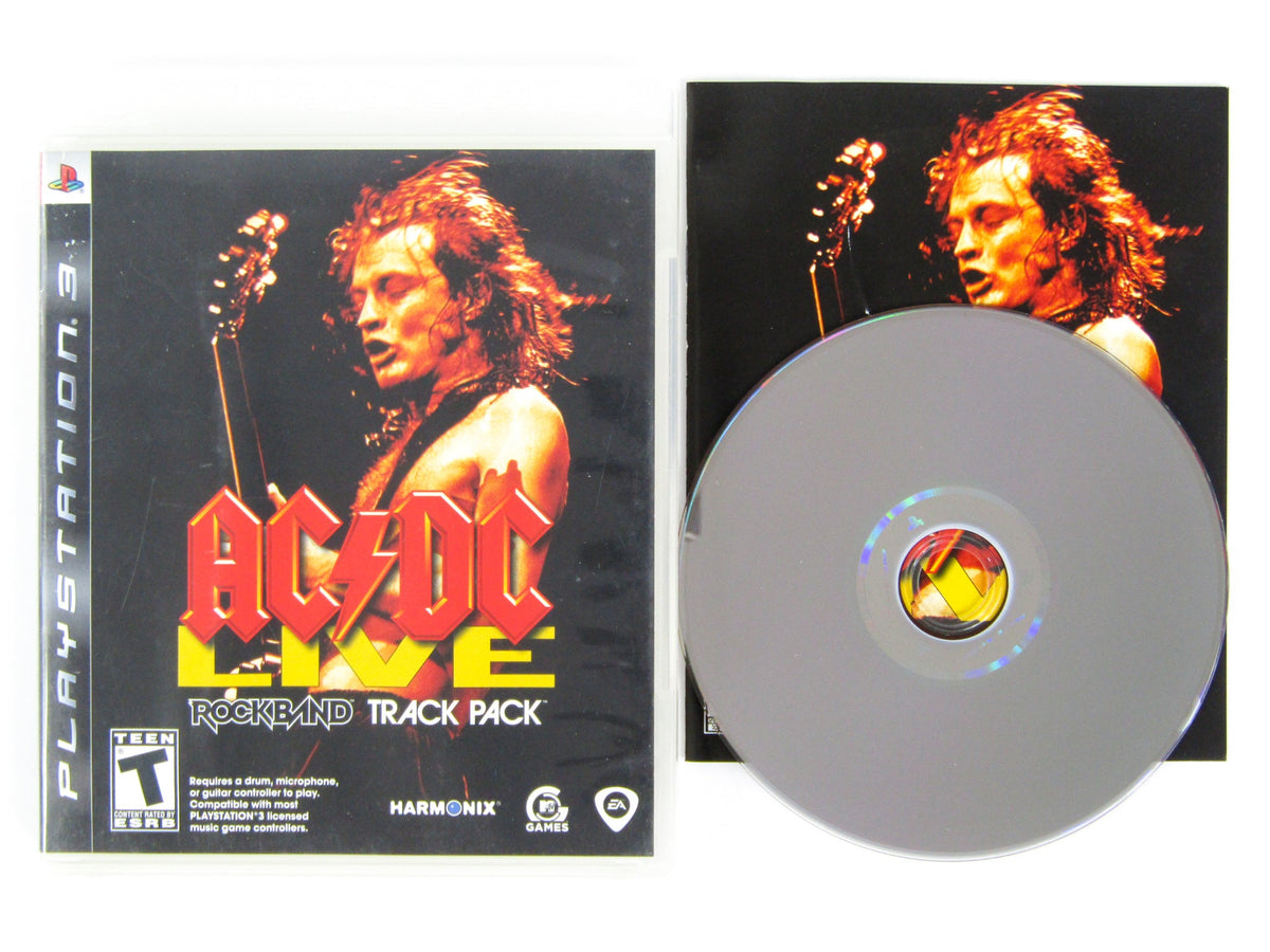 AC/DC Live Rock Band Track Pack (PlayStation 3 / PS3) – Retro MTL