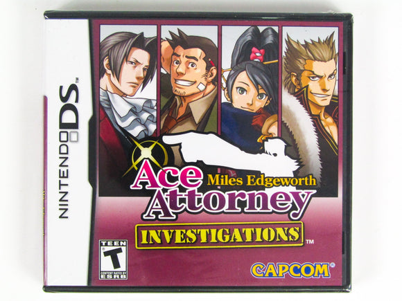 Ace Attorney Investigations: Miles Edgeworth (Nintendo DS) - RetroMTL